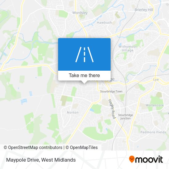 Maypole Drive map