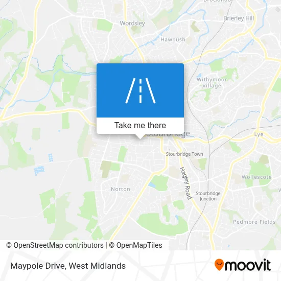 Maypole Drive map