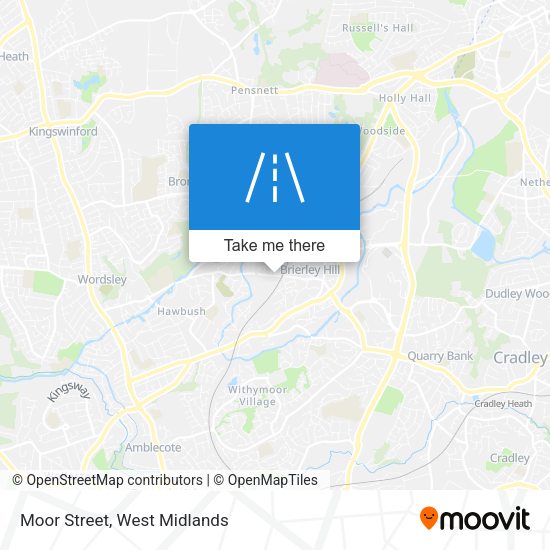 Moor Street map