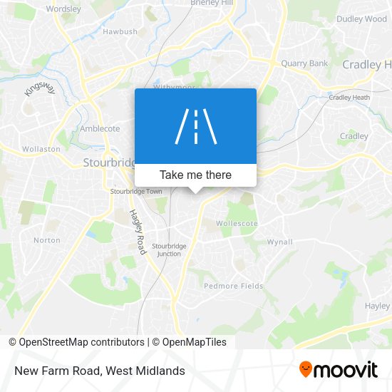 New Farm Road map