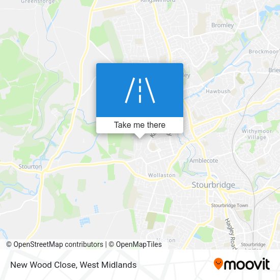 New Wood Close map
