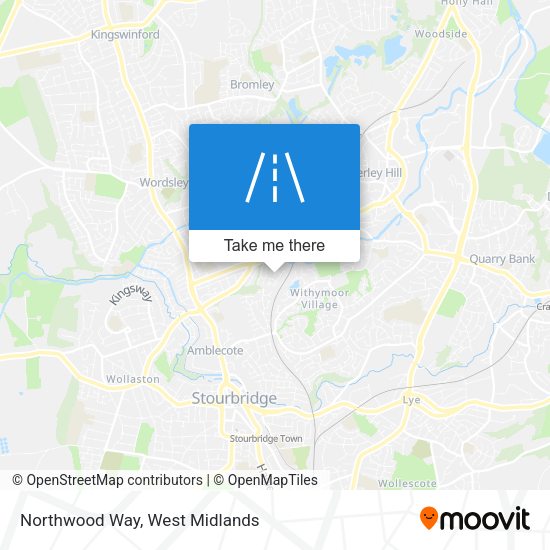 Northwood Way map