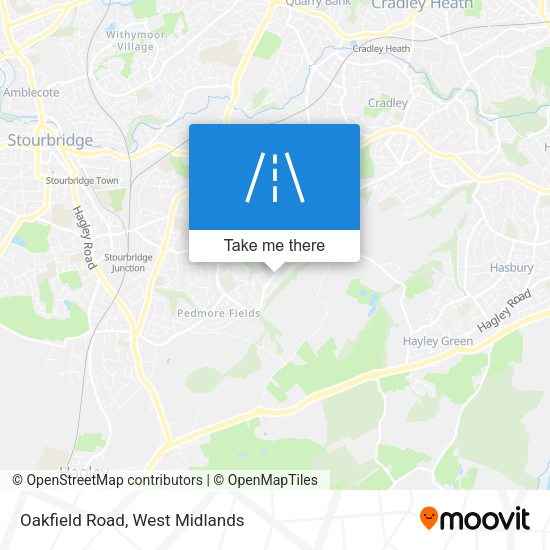Oakfield Road map