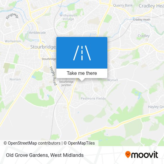 Old Grove Gardens map