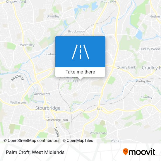 Palm Croft map