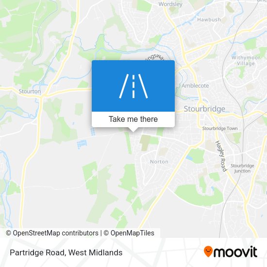 Partridge Road map
