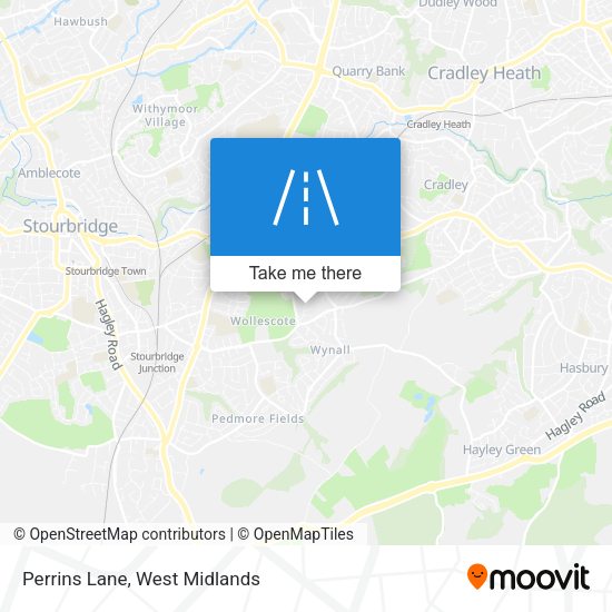 Perrins Lane map