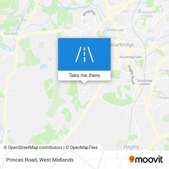 Princes Road map