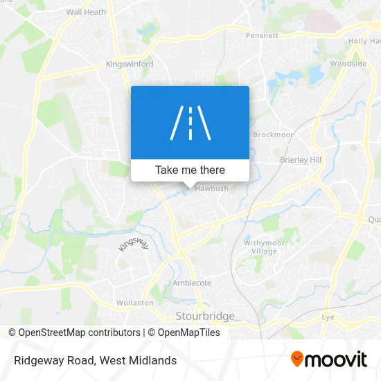 Ridgeway Road map