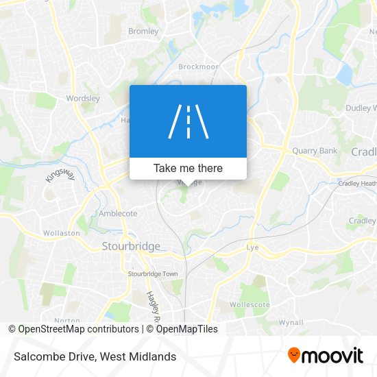 Salcombe Drive map