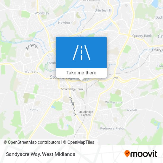 Sandyacre Way map