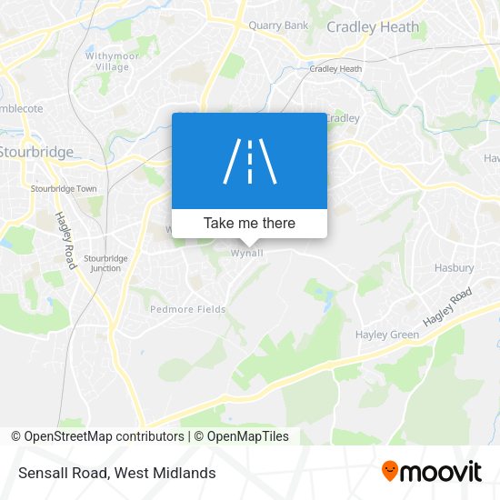 Sensall Road map