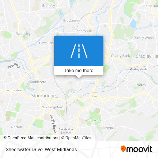 Sheerwater Drive map