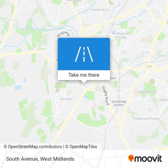 South Avenue map
