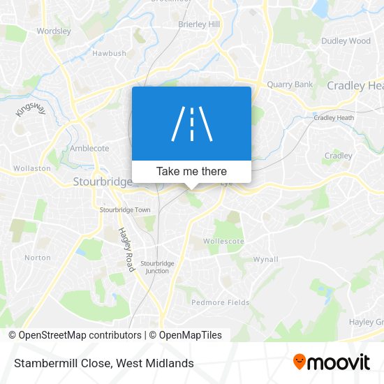 Stambermill Close map