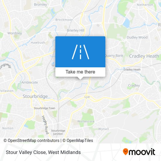 Stour Valley Close map