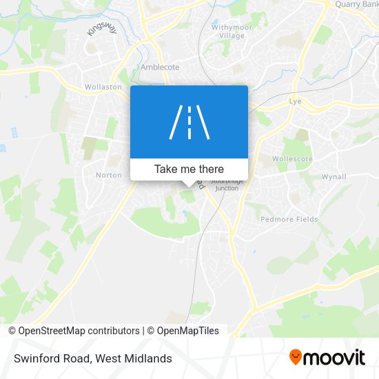 Swinford Road map