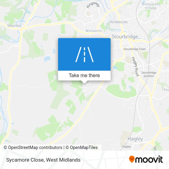 Sycamore Close map