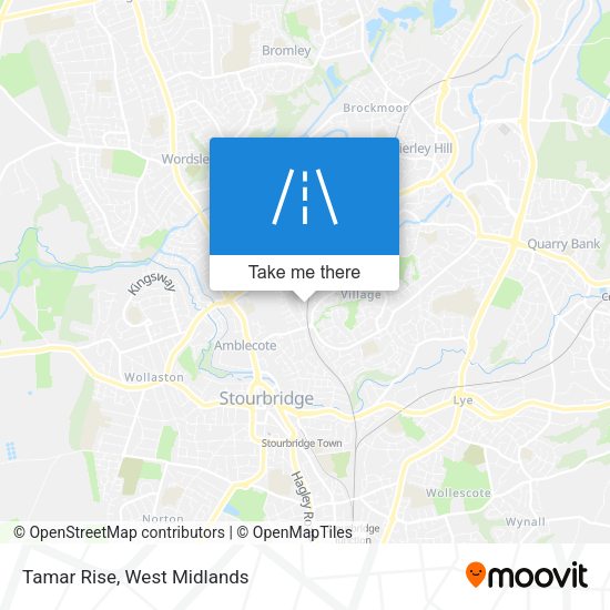 Tamar Rise map