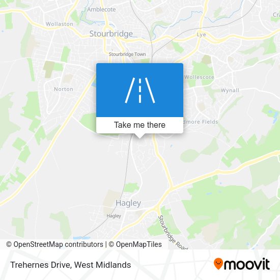 Trehernes Drive map