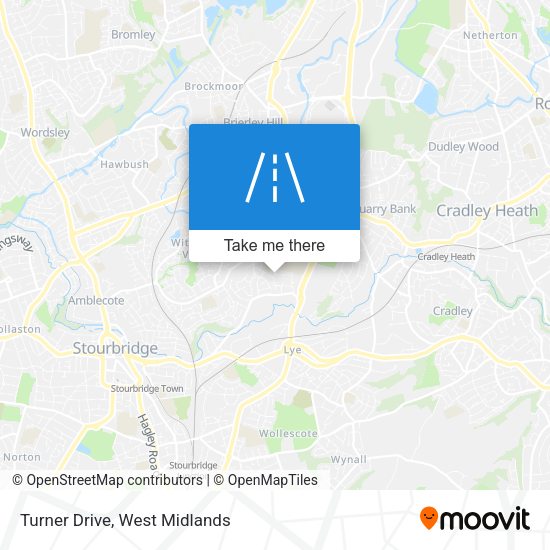Turner Drive map