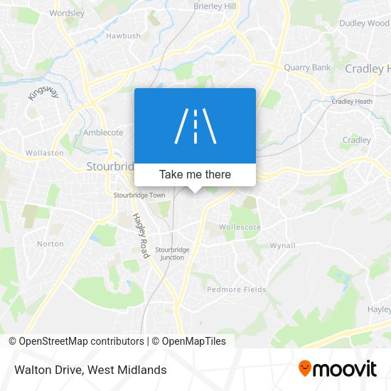Walton Drive map