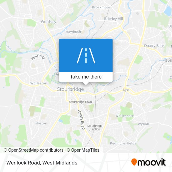 Wenlock Road map