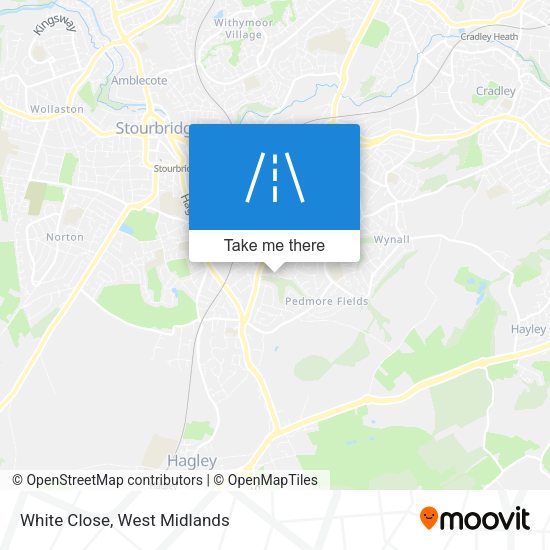 White Close map