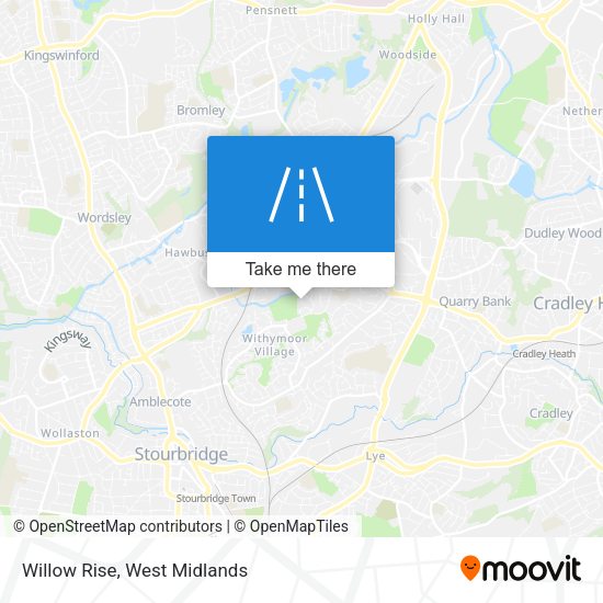 Willow Rise map