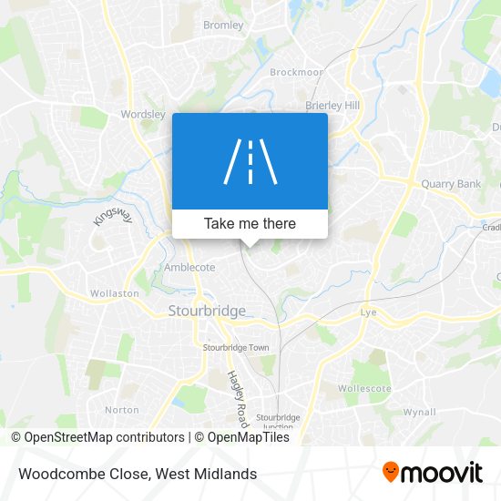 Woodcombe Close map