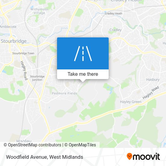 Woodfield Avenue map