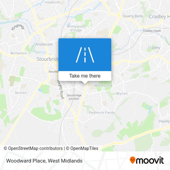 Woodward Place map