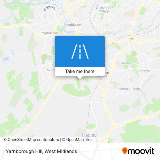 Yarnborough Hill map