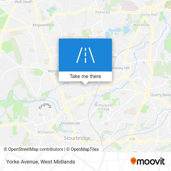 Yorke Avenue map