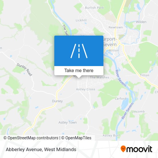 Abberley Avenue map
