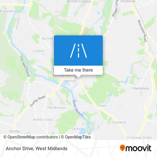 Anchor Drive map