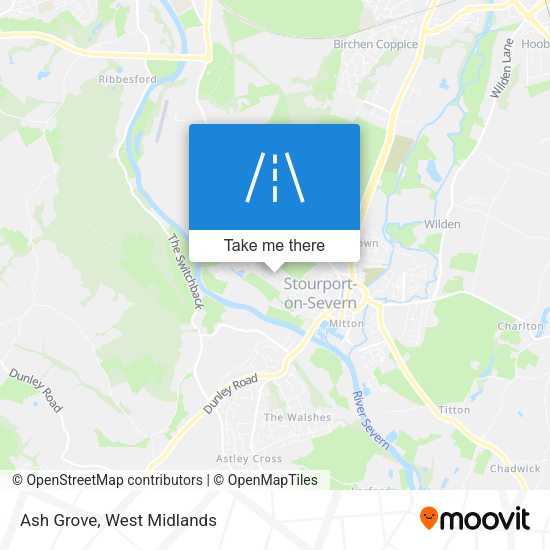 Ash Grove map