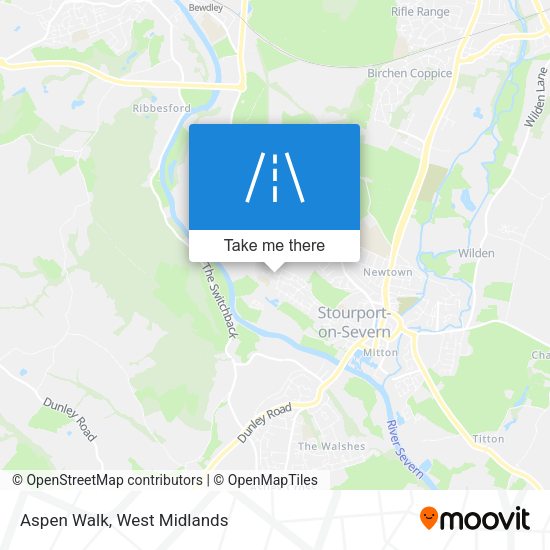 Aspen Walk map