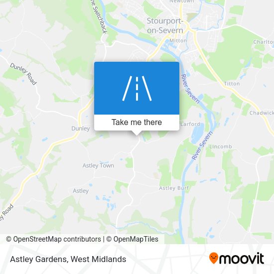 Astley Gardens map
