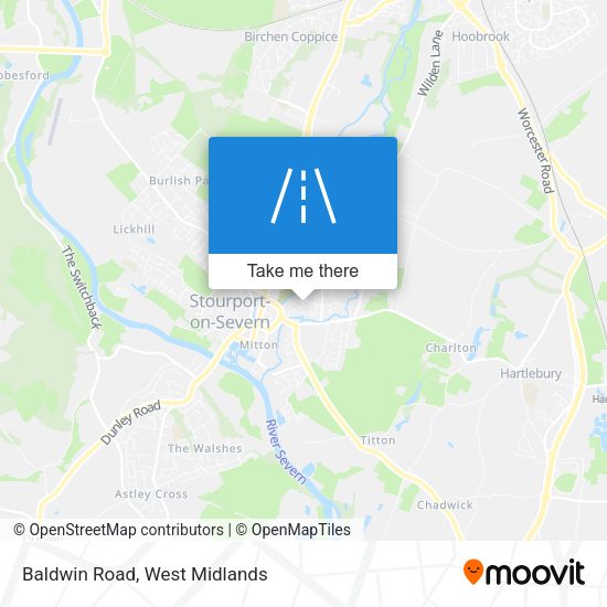 Baldwin Road map