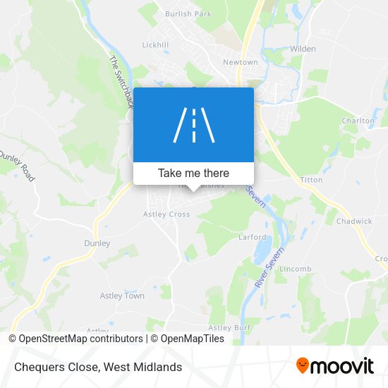 Chequers Close map