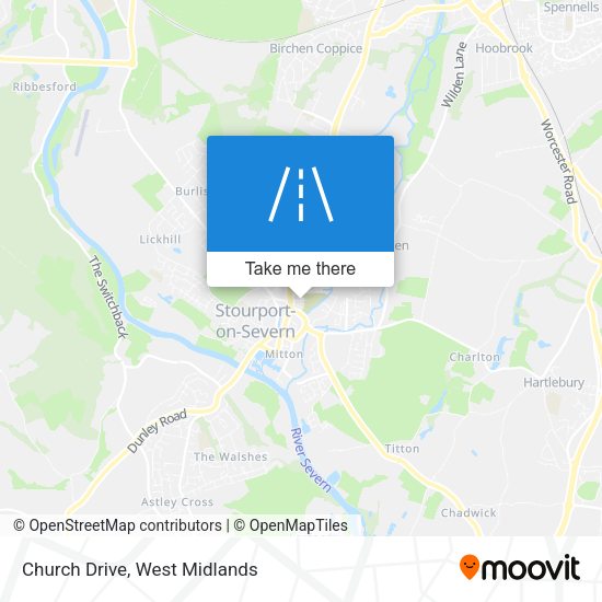 Church Drive map
