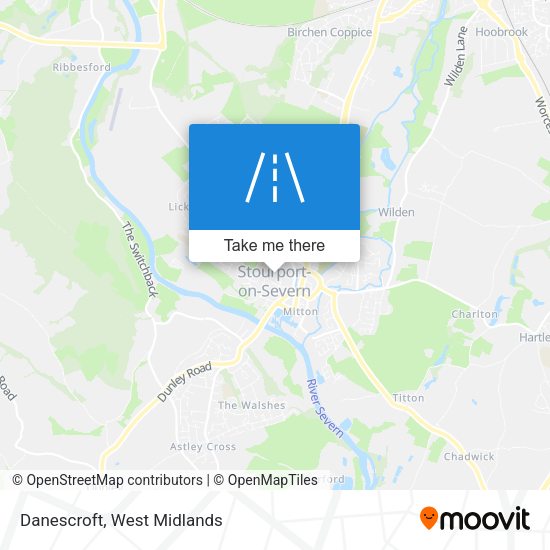 Danescroft map