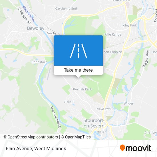 Elan Avenue map