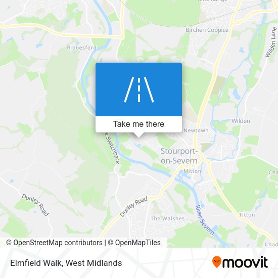 Elmfield Walk map