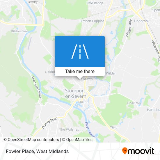 Fowler Place map