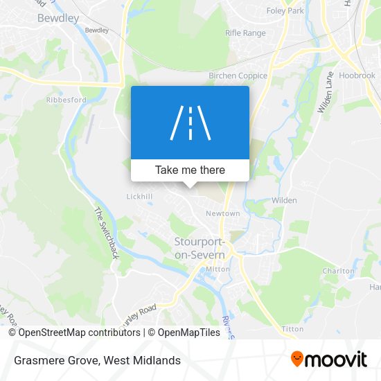 Grasmere Grove map