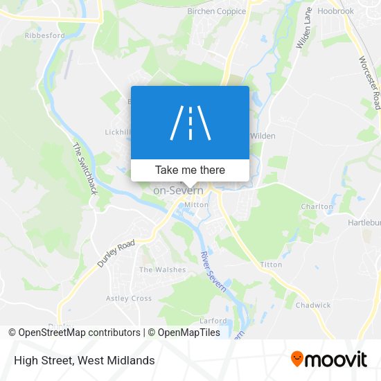 High Street map