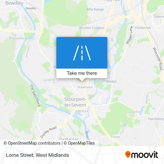 Lorne Street map