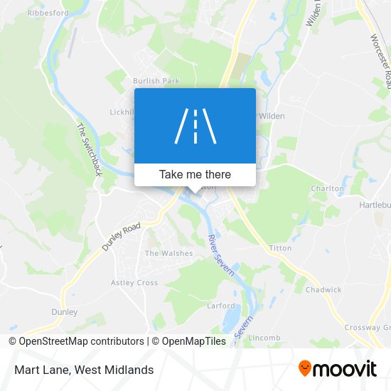Mart Lane map